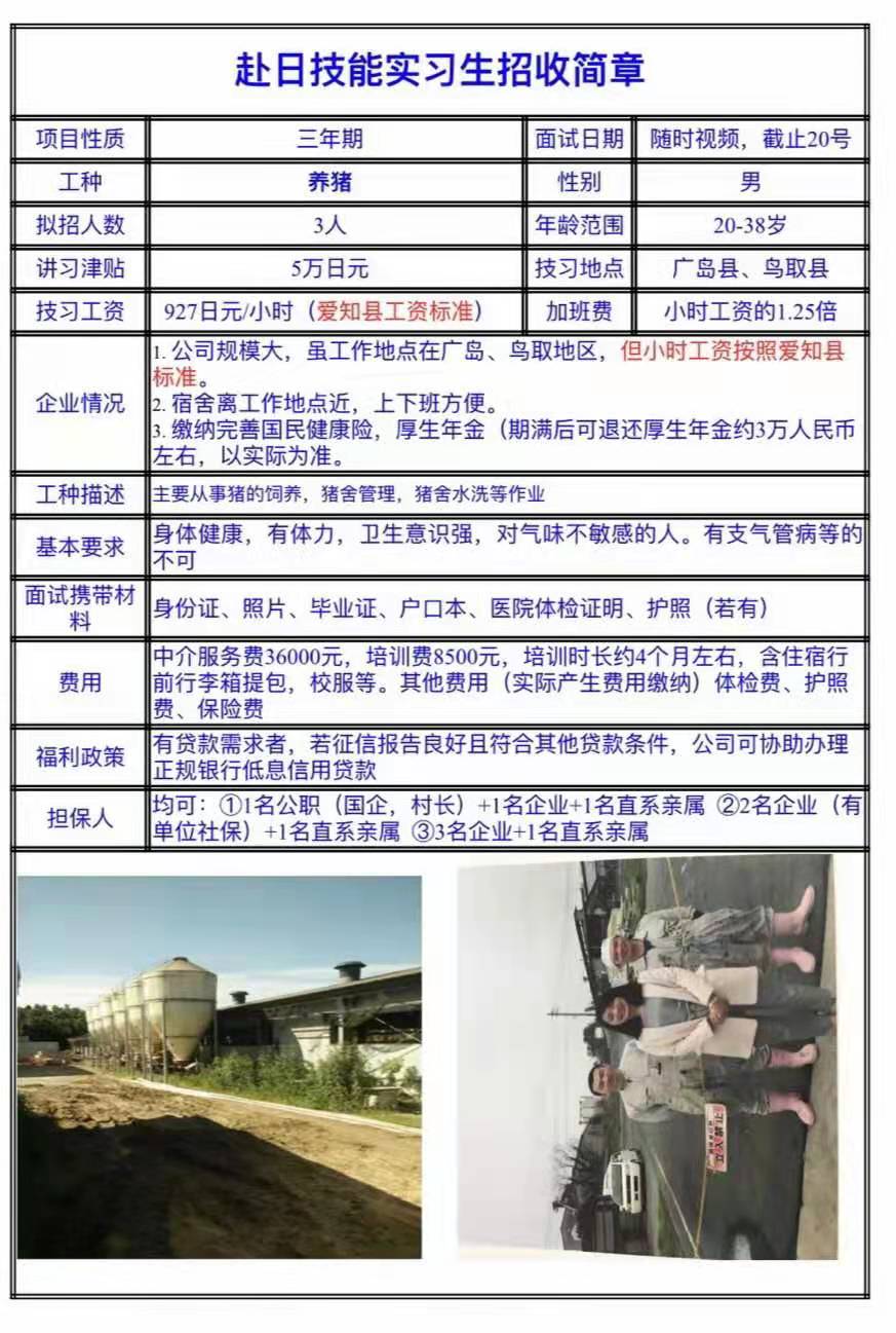 日本項(xiàng)目部分訂單